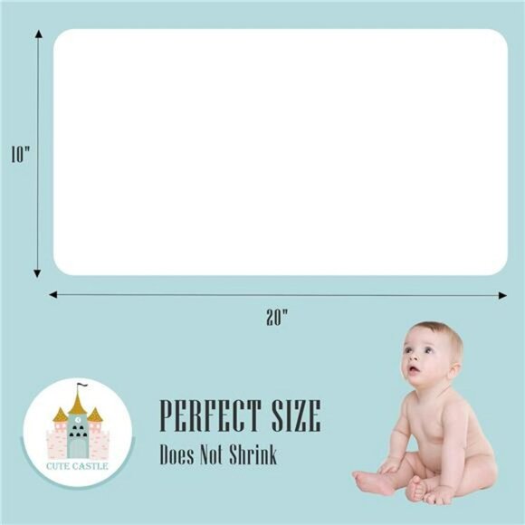 Muslin Burp Cloths Baby 12 Pack Soft Cotton Washcloths Spit Up Rags White - Picture 4 of 7